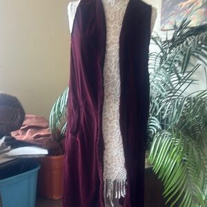 Shyanne Red Luxurious Velvet Texture